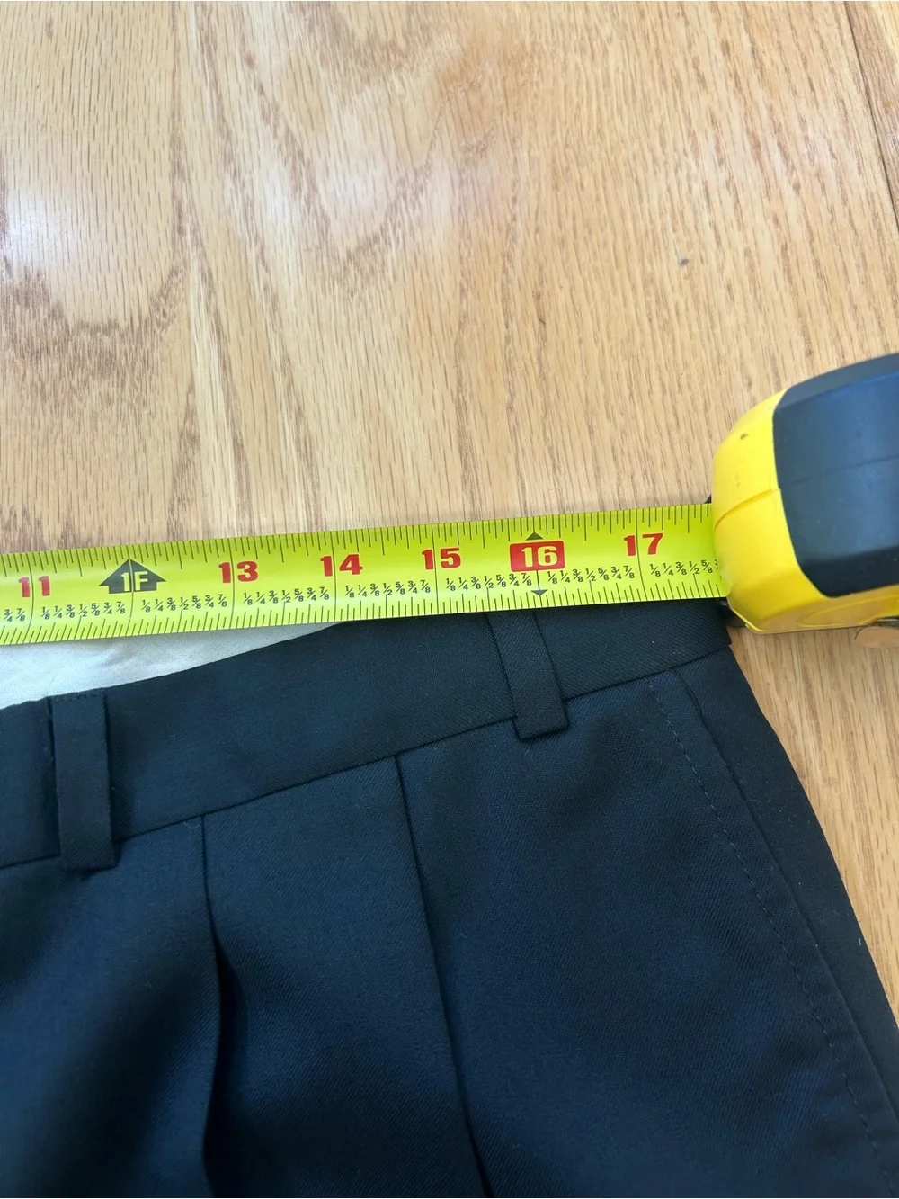 Lauren Ralph Lauren Classics Black Wool Pleated Dress Pants Cuffed Mens 36 X 30